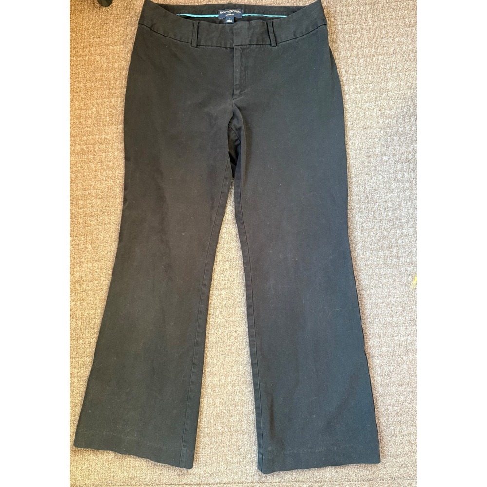 Banana Republic Black Jackson Fit Dress Pants Women's Size 12